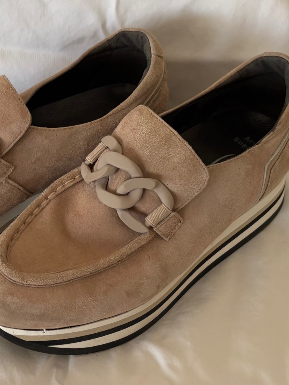 Softwaves Carine Sahara Suede Loafers